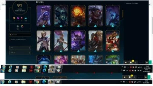 Conta LoL todos os campeões 91 skins Platina 3 - League of Legends