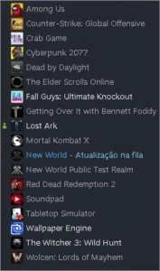 CONTA NEW WORLD - MAGO FULL LENDÁRIO (STEAM C/ VÁRIOS JOGOS)