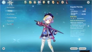 GENSHIN IMPACT - AR48 - ALBEDO + JEAN + QIQI