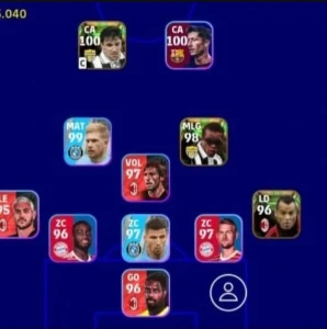 Contas de efootball