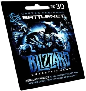 Gift Card Blizzard - 30 R$