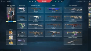 Conta valorant de 50-100! 50 skins garantidas
