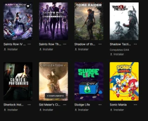 v Conta Epic Games com 79 jogos (GTA 5 , Watch Dogs 2, etc)