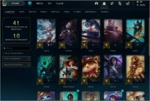 Conta League of Legends gold LOL