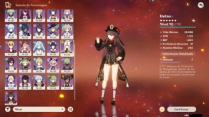 Conta Genshin Impact, Rank 56