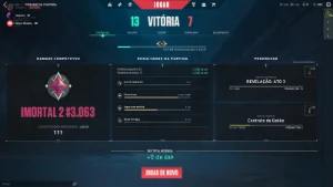 conta valorant imortal 2