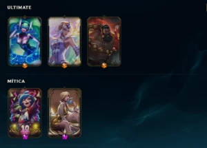 Conta Valorant+LOL, faca/vandal no valorant+183 skins no lol