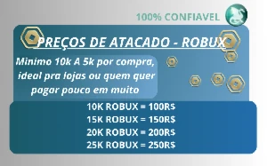 Robux no Atacado – O Rei do Brasil! - Roblox
