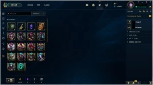 CONTA DIAMOND 4 266 SKINS - League of Legends LOL