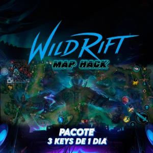 Wild Rift - Map Hack - Pacote 3 Keys - League of Legends: Wild Rift LOL WR