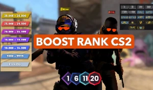 BOOST RANK CS2 (GC, Braço Direito, Especial ou Comp) - Counter Strike