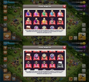 CV14 SEMI FULL TH14 12 SKINS BARATO VILINHA 100% FULL - Clash of Clans