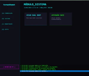 Sistema para Formatação Remota - Softwares e Licenças