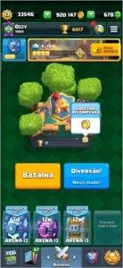 CLASH ROYALE 6k TROFÉUS, 900K GOLD, CARTAS NO FULL