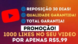 (MELHOR PREÇO!) 1K Youtube Likes 》R$5,99 - Redes Sociais