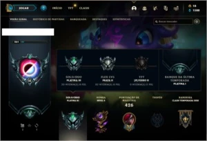 Conta platina 3 com 145 champs e 136 skins (1 Prestigio) - League of Legends LOL