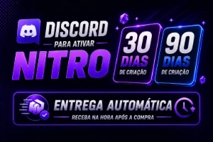 Contas Discord Para Ativar Nitro | Sms + Facial Concluído