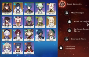 Conta Ar 45 Hutao C1 Yelan Com Aqua Simulacra - Genshin Impact