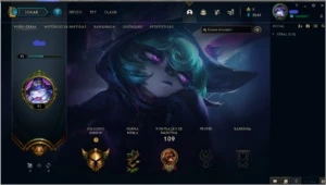 CONTA NV 41 GOLD IV - League of Legends LOL