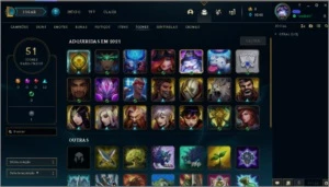 CONTA NV 41 GOLD IV - League of Legends LOL