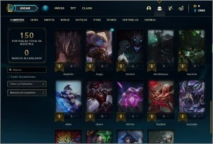 Conta ouro 2 com 39 champs e 7 skins ( MAIN TOP ) - League of Legends LOL