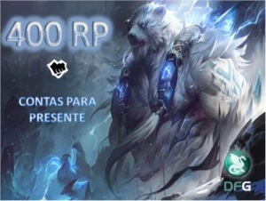 Anuncio para cliente - pacote de contas - League of Legends LOL