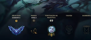 Conta Diamante 1  - League of Legends LOL