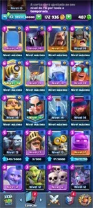 Conta nível 13 Clash Royale