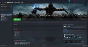 steam com franquia middle earth, walpaper engine, BDO + R$20