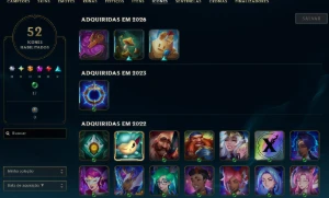 Conta Lol Bronze, 6 Skins, 1 Lendária, Upada na Mão, Lvl 31 - League of Legends