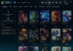 Conta Lol Bronze, 6 Skins, 1 Lendária, Upada na Mão, Lvl 31 - League of Legends