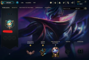 Conta Lol Bronze, 6 Skins, 1 Lendária, Upada na Mão, Lvl 31 - League of Legends