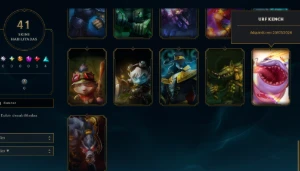 Conta Lol Bronze, 6 Skins, 1 Lendária, Upada na Mão, Lvl 31 - League of Legends