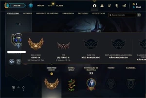 Conta ouro 4 com 27 Champs e 7 Skins - League of Legends LOL
