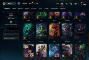 Conta ouro 4 com 27 Champs e 7 Skins - League of Legends LOL