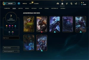 Conta ouro 4 com 27 Champs e 7 Skins - League of Legends LOL