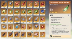 Conta Genshin Impact Endgame Diluc comp  / 5, 5* 2 armas *5