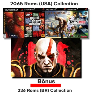2065 Roms Sony PlayStation 2 ( USA ) Collection + Bonus