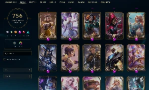 Conta Lol Ex Mestre com muitas skins e Valorant muitas armas - League of Legends