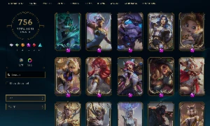 Conta Lol Ex Mestre com muitas skins e Valorant muitas armas - League of Legends
