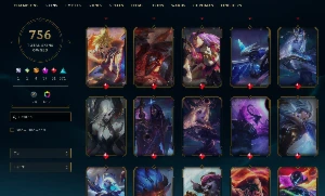 Conta Lol Ex Mestre com muitas skins e Valorant muitas armas - League of Legends