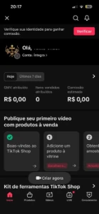 Conta Do Tiktok Com Shop Ativo +5,6K Seguidores +74,8K Curti - Redes Sociais