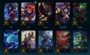 Conta smurf diamante 1 - League of Legends LOL
