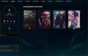 Conta smurf diamante 1 - League of Legends LOL
