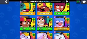 Conta Brawl Stars Com Todos Brawls, Brawlers Upados!!
