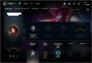 Conta prata 4 com 27 champs e 2 skins - League of Legends LOL