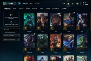 Conta prata 4 com 27 champs e 2 skins - League of Legends LOL