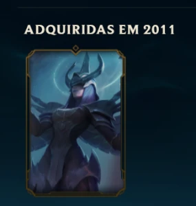 Acc De Lol Com Skin 200+ Conta é de 2011 - League of Legends