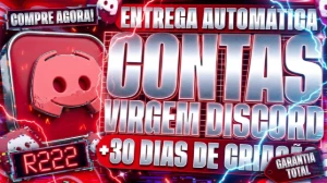 Contas Discord Virgens (+30 Dias) — Entrega Automática & Gar
