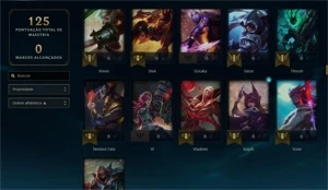 Conta League of Legends (LOL) Platina ll